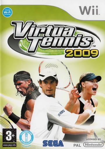 Portada de Virtua Tennis 2009 para Wii (PAL España)