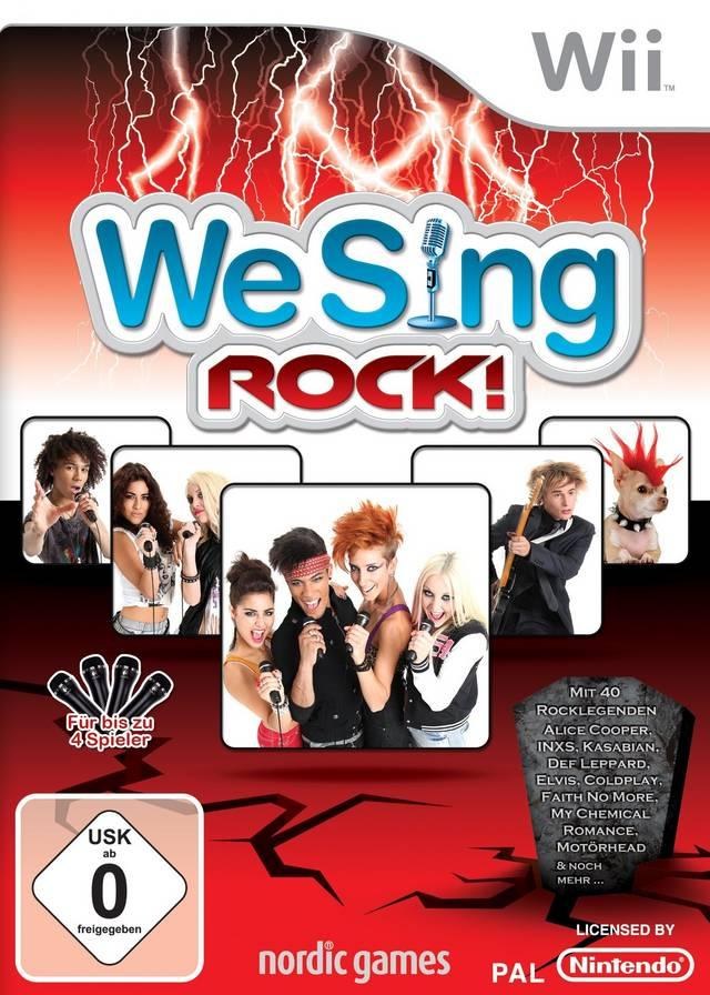 Portada de We Sing Rock para Wii (PAL España)