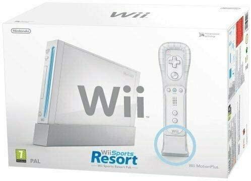 Portada de Wii Console White: Wii Sports Resort Edition para Wii (PAL España)