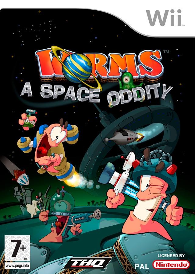 Portada de Worms: A Space Oddity para Wii (PAL España)