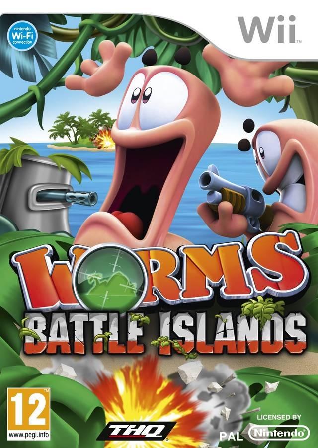 Portada de Worms: Battle Islands para Wii (PAL España)